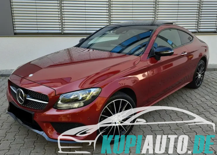 Mercedes-Benz C 300 Coupe/3xAMG-Line/Pano/Kam/Leder/19″